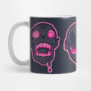 Zambie and Helmet Head Mug